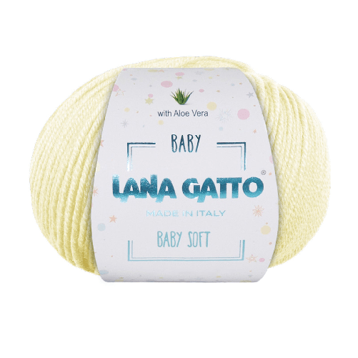 Lana-Gatto-Gomitolo-100--Pura-Lana-Vergine-Merino-Extrafine-Linea-Baby-Soft-con-Aloe-Vera---Tonalita-Neutre