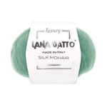 Lana Gatto Gomitolo Silk Mohair, Linea Luxury - Tonalità Verde