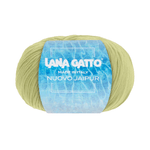 Lana-Gatto-Gomitolo-100--Cotone-Mako-Linea-Nuovo-Jaipur---Tonalita-Verde