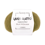 Lana Gatto Gomitolo Silk Mohair, Linea Luxury - Tonalità Verde