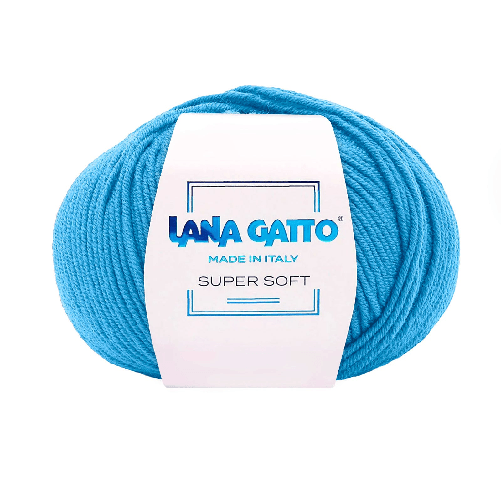 Lana-Gatto-Gomitolo-100--Pura-Lana-Vergine-Merino-Extrafine-Linea-Super-Soft---Tonalita-Accese