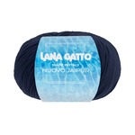 Lana-Gatto-Gomitolo-100--Cotone-Mako-Linea-Nuovo-Jaipur---Tonalita-Azzurro