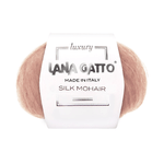 Lana Gatto Gomitolo Silk Mohair, Linea Luxury - Tonalità Rosa e Viola