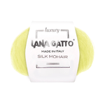 Lana Gatto Gomitolo Silk Mohair, Linea Luxury - Tonalità Verde