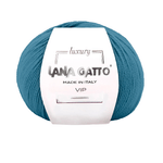 Lana Gatto Gomitolo Lana Merino Extrafine e Cashmere, Linea Vip - Tonalità Verde