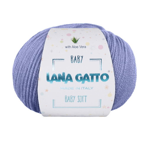 Lana-Gatto-Gomitolo-100--Pura-Lana-Vergine-Merino-Extrafine-Linea-Baby-Soft-con-Aloe-Vera---Tonalita-Verde-e-Azzurro