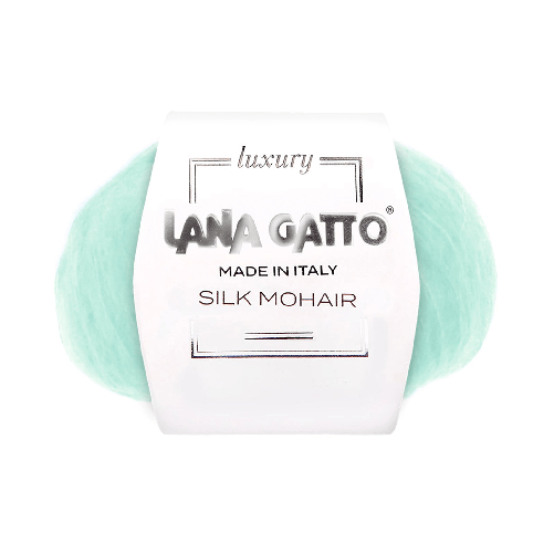 Lana-Gatto-Gomitolo-Silk-Mohair-Linea-Luxury---Tonalita-Verde