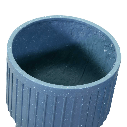 Vacchetti-Portavaso-resina-blu-petrolio-cmø38h40