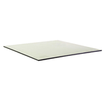 Vacchetti Top tavolo hpl bianco quadro cm59x59x1