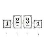 Vacchetti-Appendino-metallo-4-posti-bianco-con-numeri-cm46x23x65