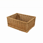 Vacchetti Cesta espositore vimini rettangolare cm45x30h15