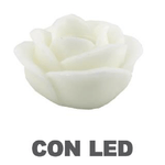 Vacchetti Candela led rosa bianco fontana cmø32h20