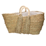 Vacchetti Borsa paglia naturale cm65x35h25/37