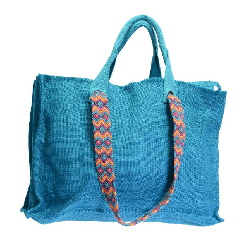 Vacchetti-Borsa-juta-turchese-cm46x32x14