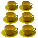 Vacchetti Tazza the set 6 pezzi romeo giallo c/piattino