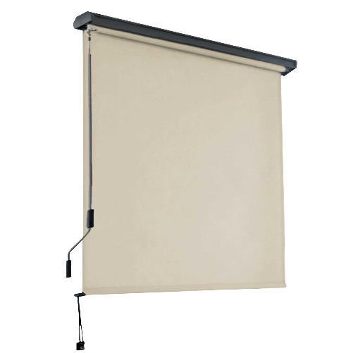 Vacchetti-Tenda-a-rullo-alluminio-Charleston-manuale-beige-cm180x250