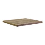 Vacchetti Top tavolo resina naturale rettangolare  cm70x50h3