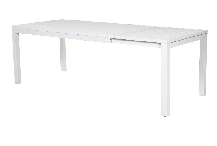 Vacchetti-Tavolo-alluminio-new-Boston-bianco-rettangolare-cm160-220x90h76