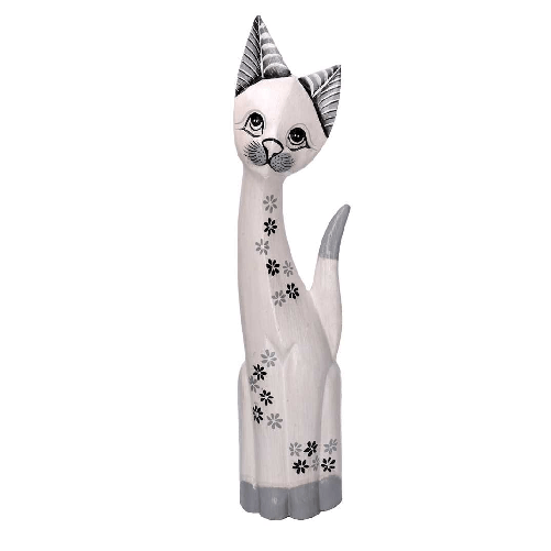 Vacchetti-Gatto-legno-1-3-bianco-cm-h60-80-100