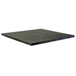 Vacchetti Top tavolo resina per esterno grigio quadro cm80x80x3