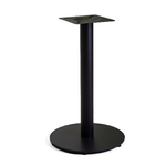 Vacchetti Base tavolo acciaio Gordon nero tondo cm ø45h72