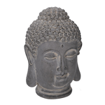 Vacchetti Buddha resina grigio cm21x20h32