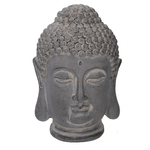 Vacchetti-Buddha-resina-grigio-cm21x20h32