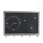 Vacchetti-Lavagna-metallo-con-orologio-e-portachiavi-5-posti-cm63x46x9