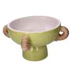 Vacchetti-Portavaso-ceramica-verde-con-maniglie-cm-ø305-40h20-23