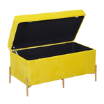 Vacchetti-Panca-contenitore-velluto-giallo-cm78x40h45