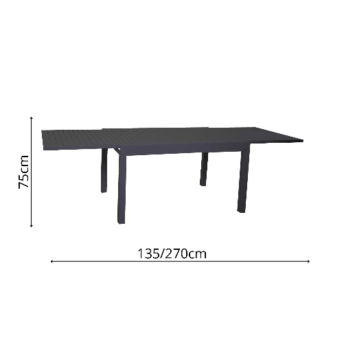 Vacchetti-Tavolo-alluminio-Cleveland-antracite-opaco-rettangolare-cm135-270x90h75