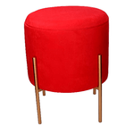 Vacchetti-Puff--contenitore-tessuto-rosso-con-gambe-cm-ø40h51