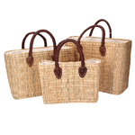 Vacchetti Borsa paglia 1-3 naturale cm43x18h31/42