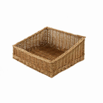 Vacchetti Cesta espositore vimini naturale quadrocm50x50h12/21