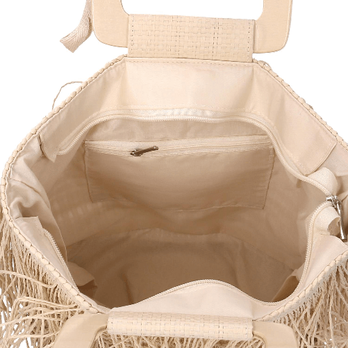 Vacchetti-Borsa-beige-con-frange-cm33x13h24