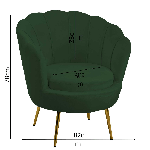 Vacchetti-Poltrona-velluto-tulipan-verde-cm73x72h77