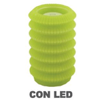 Vacchetti Candela led lanterna verde fontana cmø13,5h20