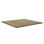 Vacchetti Top tavolo hpl effetto legno naturale rettangolare cm55x69x1