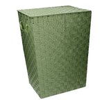 Vacchetti Cestone poliestere verde chiaro rettangolare cm40x30h53