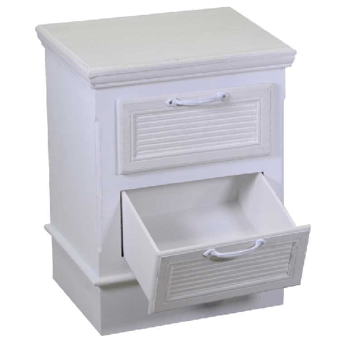 Vacchetti-Mobiletto-legno-liverpool-2-cassetti-bianco-cm37x30h49