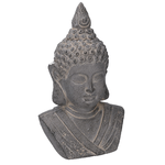 Vacchetti Buddha resina grigio cm24,5x17h41