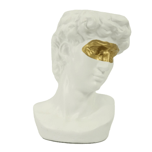 Vacchetti-Portavaso-resina-busto-bianco-oro-cm17x15h24