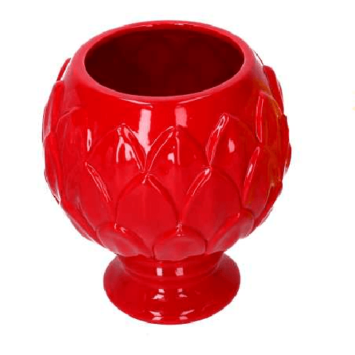 Vacchetti-Vaso-calice-ceramica-rosso-cm-ø205h215