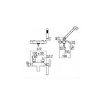 Nobili Rubinetteria Ray 10 Miscelat. Vasca Esterno Termostatico Con Duplex Cromo