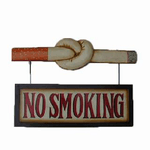 Vacchetti Targhetta birreria "no smoking" cm54x32 da appendere