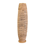 Vacchetti Lampada rattan naturale da terra con attacco cm ø31h119,5