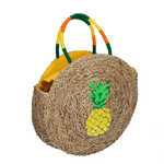 Vacchetti Borsa paglia con ananas cmø39h12