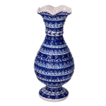 Vacchetti Vaso ceramica blu cm ø14h30