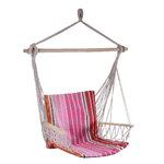 Vacchetti Sedia dondolo tessuto righe multicolor cm50h100