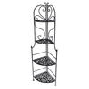 Vacchetti-Scaffale-metallo-jessica-nero-4-piani-ad-angolo-cm48x33h160